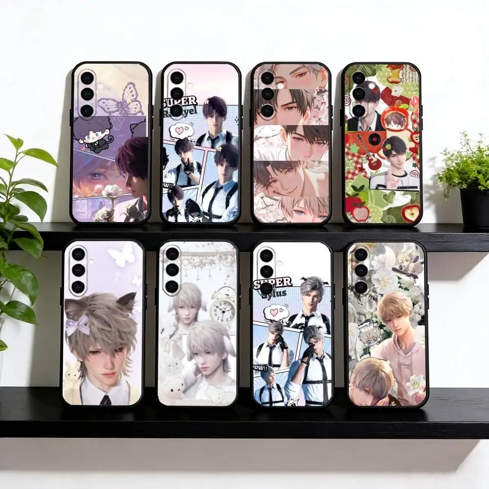 

Love Deepspace Xavier Rafayel Sylus Caleb Phone Case For Samsung Galaxy A73,A72,A71,A70,A53,A52,A51,Soft Silicone Black Cover