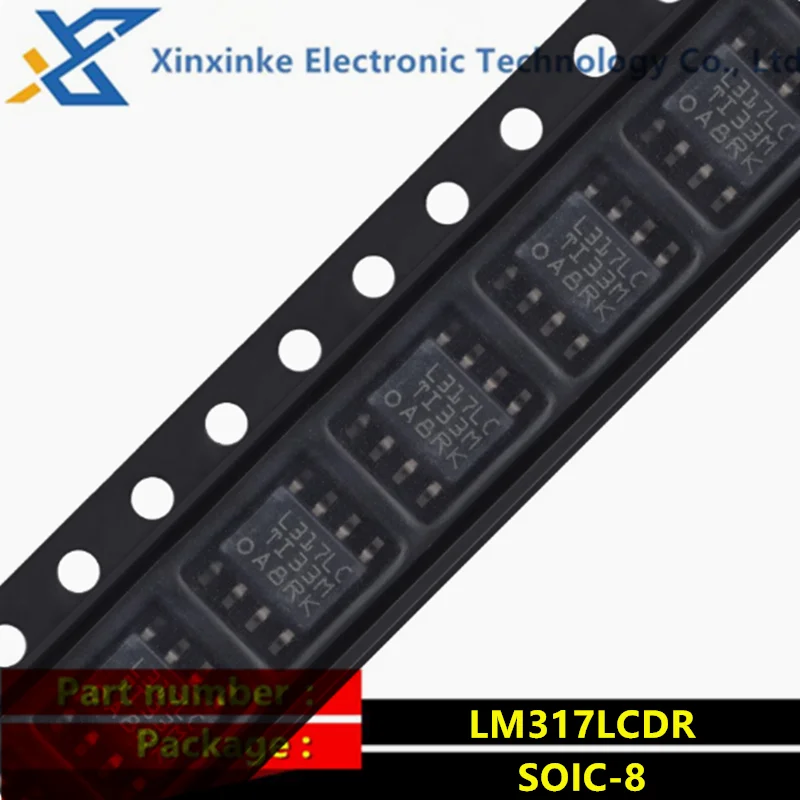 10PCS LM317LCDR SOIC-8 LM317LC Linear Voltage Regulators 3-Terminal 100mA Adjustable Pos Voltage Regulator Brand New Original