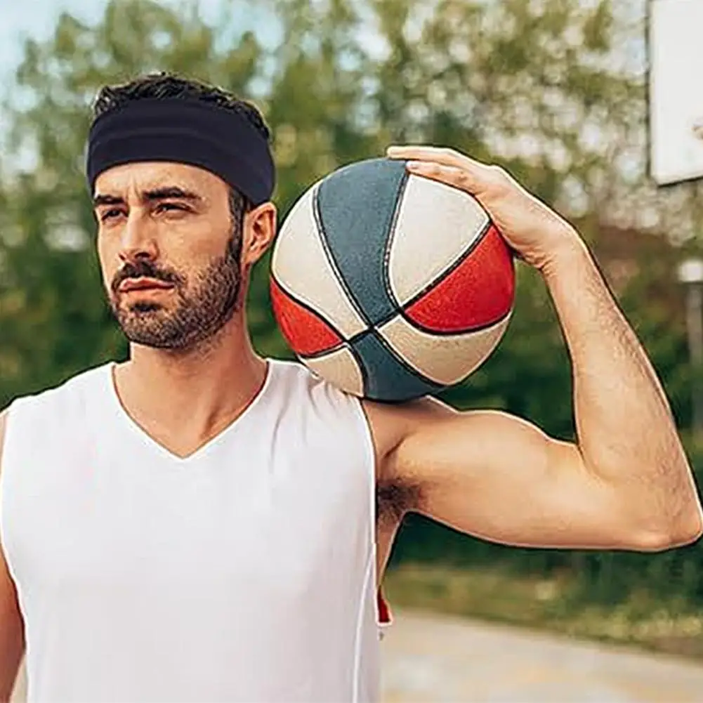 

Fashion Non Slip Headband, Moisture Wicking Sweatband for Sports Running Athletic Yoga K2N4