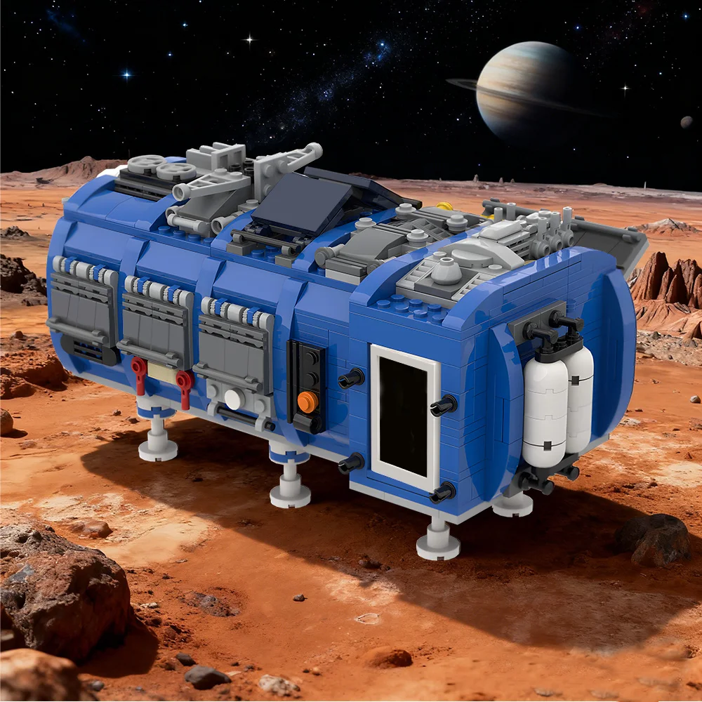 

MOC Classic Space Mess Space Module Building Blocks DIY 965PCS Space Kitchen Design Brick Toy for Adults