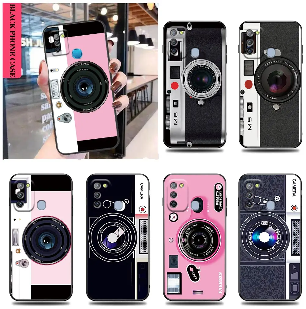 Case For Infinix TECNO SPARK 7 6 Air Go 5 Pro HOT 20 20I 20S 5G 12 12I 11 11S 10 10I 10S 9 Play Case Classic Fashion Camera Lens