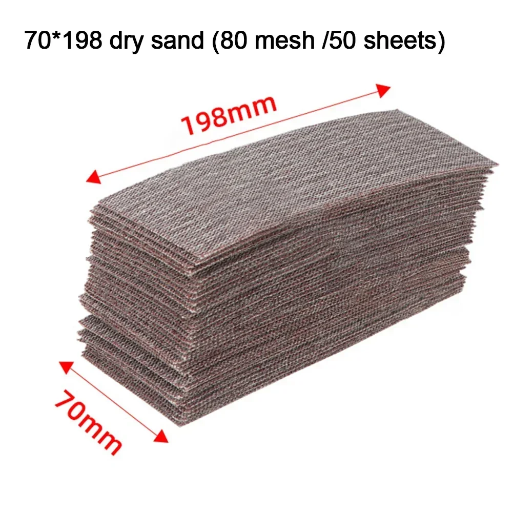 50pcs Versatile Dry Grinding Mesh Sandpaper For Construction And Reliable Is Evenly Distributed, Resulting In Consistent Tools