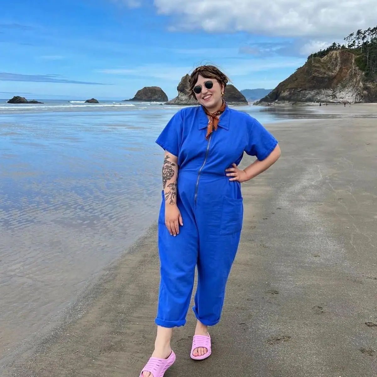 Sexy Overall mit Reißverschluss, lässig, Faion, lange Hose, niedrige Taille, sieben/neun Punkte, gerades Bein, Damen-Einteiler/Overall Dr