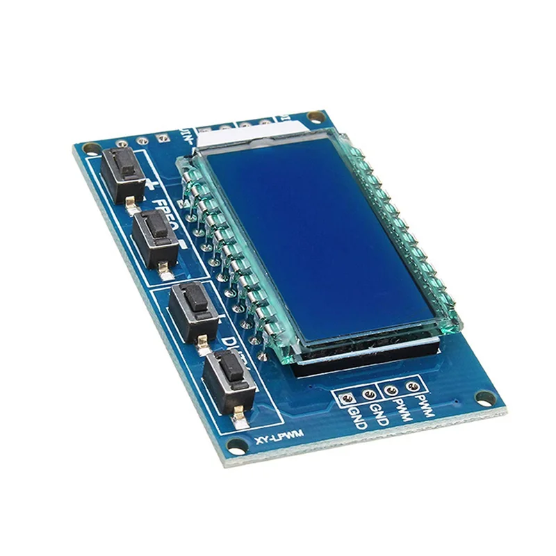 

ABBH-2Pcs 1-канальный генератор импульсных сигналов ШИМ, частота импульсов, рабочий цикл, регулируемый ШИМ-генератор 1 Гц-150 кГц