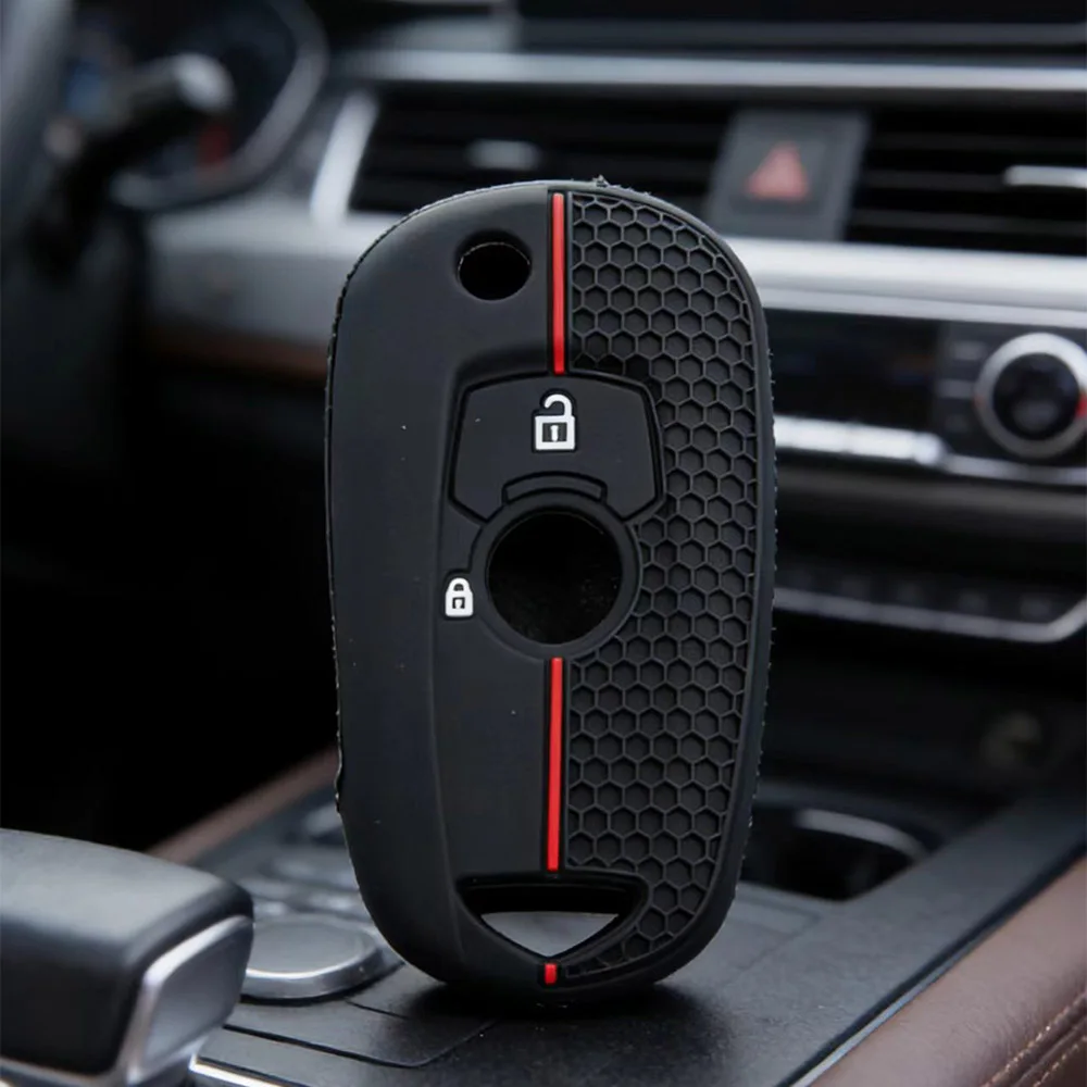 Sport Grip Silicone Key Protective Case for Opel Vauxhall Astra K Corsa E Mokka X Insignia B Zafira Tourer Car Key Fob Accessory