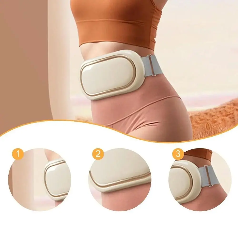 

Portable Abdominal Massager Electric Wearable Fitness Vibrating Electric Waist Heating Pad Belt for Gym Sports Women Home
