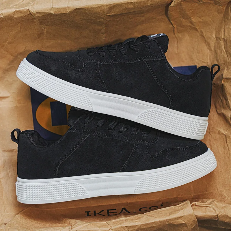 أحذية رياضية رخيصة للرجال باللون الأخضر مقاس كبير 47 48 أحذية تزلج رجالية منصة Harajuku أحذية تزلج رجالية منخفضة القطع Zapatos Hombre