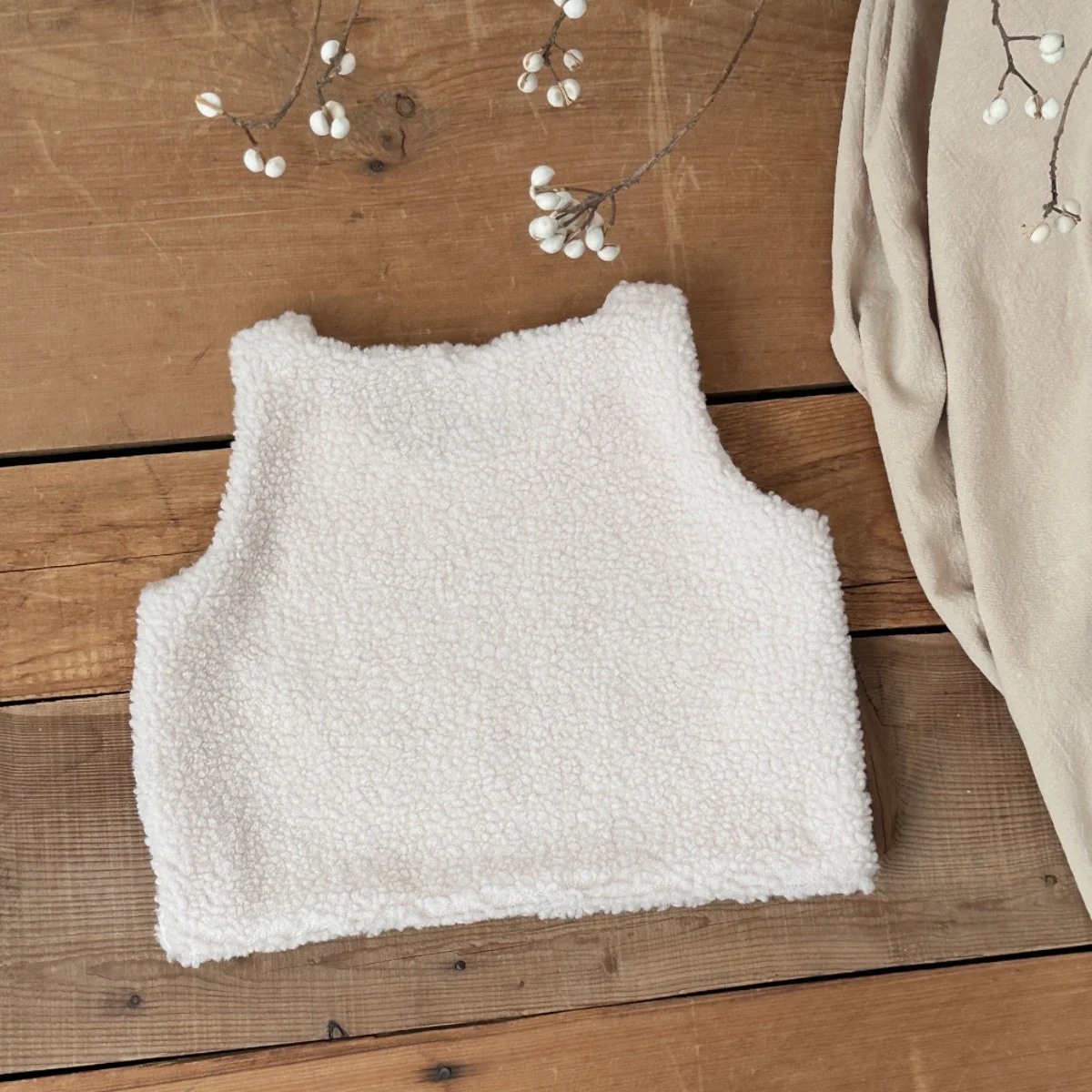 الوليد الطفل بنات بنين سترة الشتاء Antumn جديد عادية بلون الأطفال لطيف بسيط لامب الصوف الصدريات