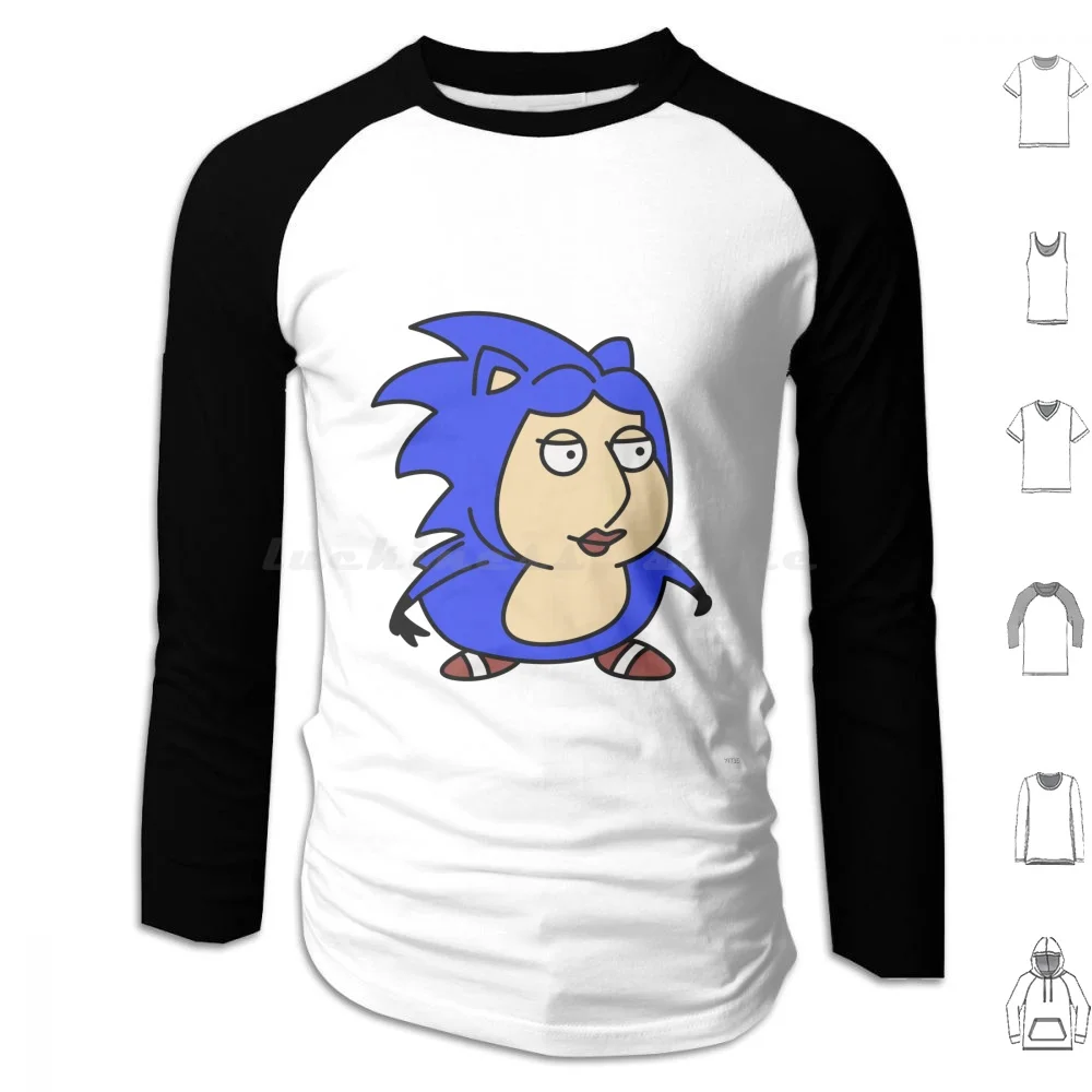 

Толстовка с капюшоном Lois из хлопка с длинными рукавами Lois Meme Twitch Joke Забавные игры для видеоигр Случайные странные игры