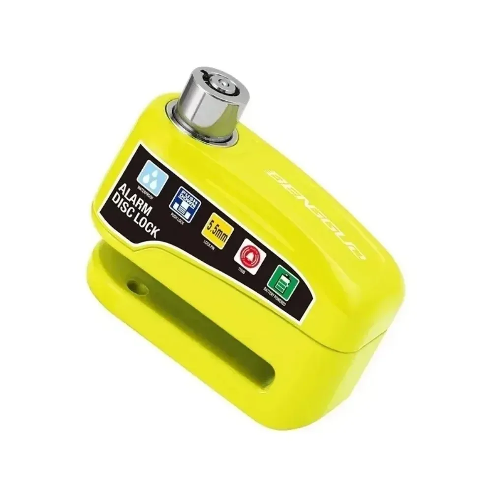 For Motorcycle Alarm Brake Rotor Padlock Aluminum Alloy Motorcycle Bike Acc for Motorcycle Alarm Wheel Disk Brake Lock with Keys