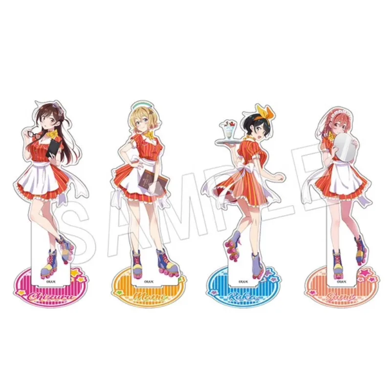 Anime Nanami Mami Sarashina Ruka Mizuhara Chizuru Sakurasawa Sumi Figure Doll Game Acrylic Stand Model Cosplay Toy for Gift