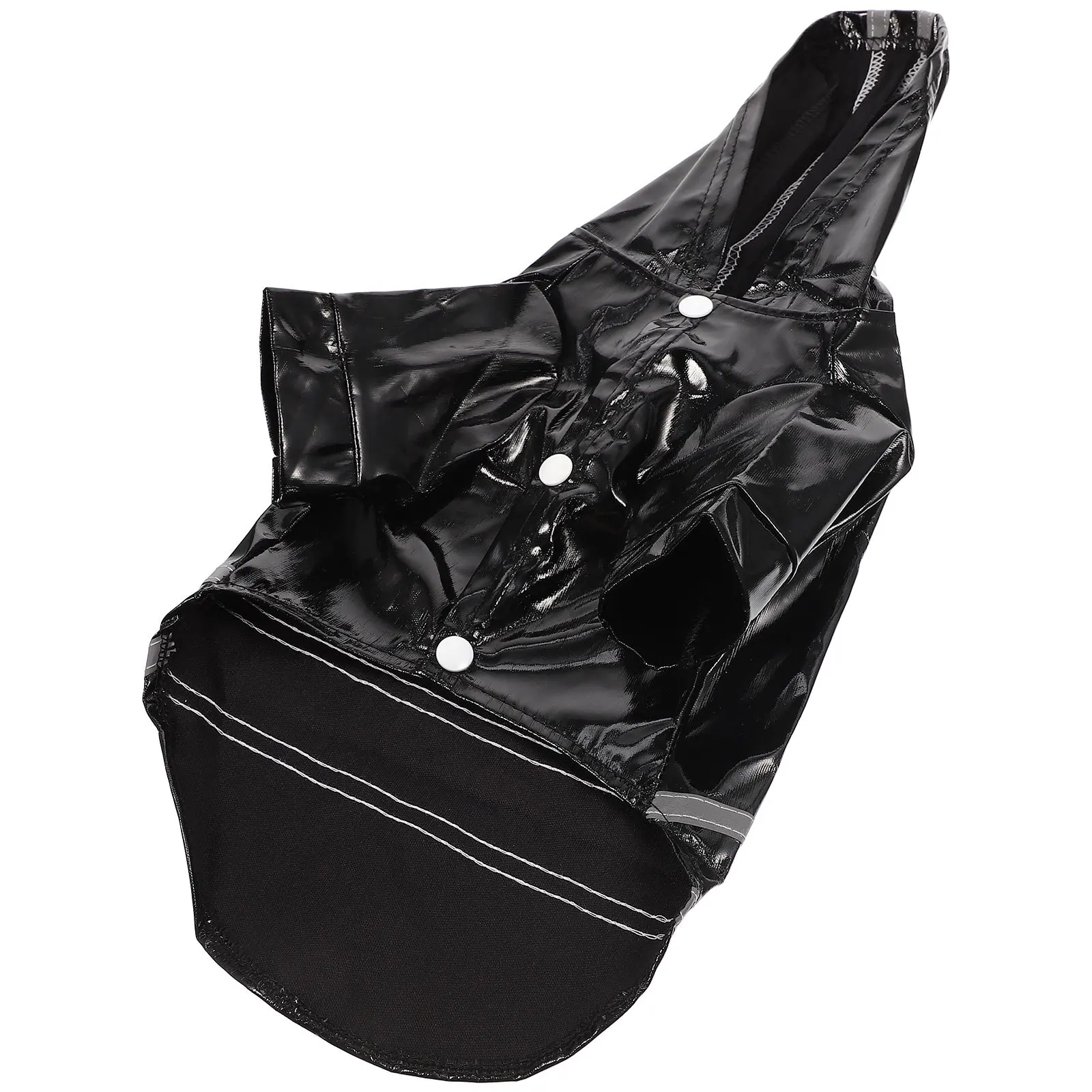 

1pcs Dog Raincoat Lightweight Waterproof Reflective Hooded Pet Rain Jacket For Medium Small Dogs Outdoor Walking Running Dog