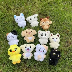 Kpop Idol ENGENE Cute Cartoon Animal  Plush Doll Key Ring Stuffed Keychains