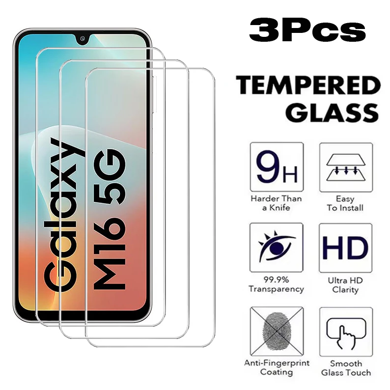 3Pcs Hd Tempered Gl… - image