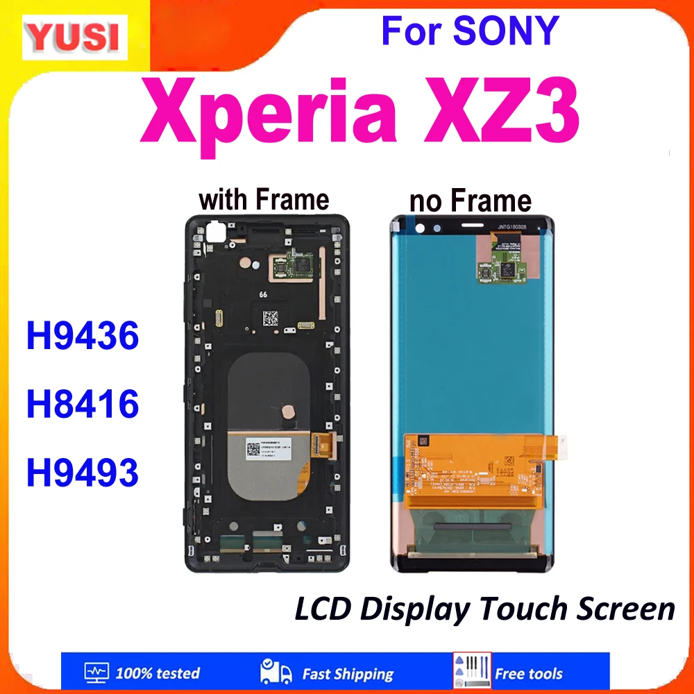 Ecran-lcd-60''-aaa-pour-sony-xperia-xz3-ecran-tactile-h9436-h8416-h9493-ensemble-numeriseur-avec-cadre-pour-sony-xz3