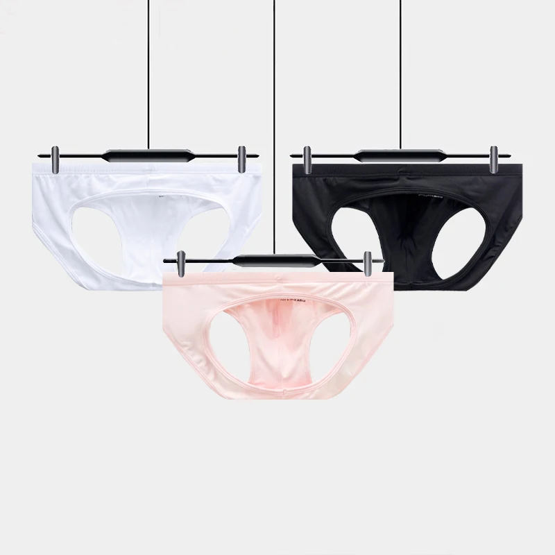 

Мужские сексуальные трусы-бикини, 1 шт., дышащие, с выпуклым карманом, молодежные, с низкой посадкой, однотонные, U-образные, с выпуклым кроем