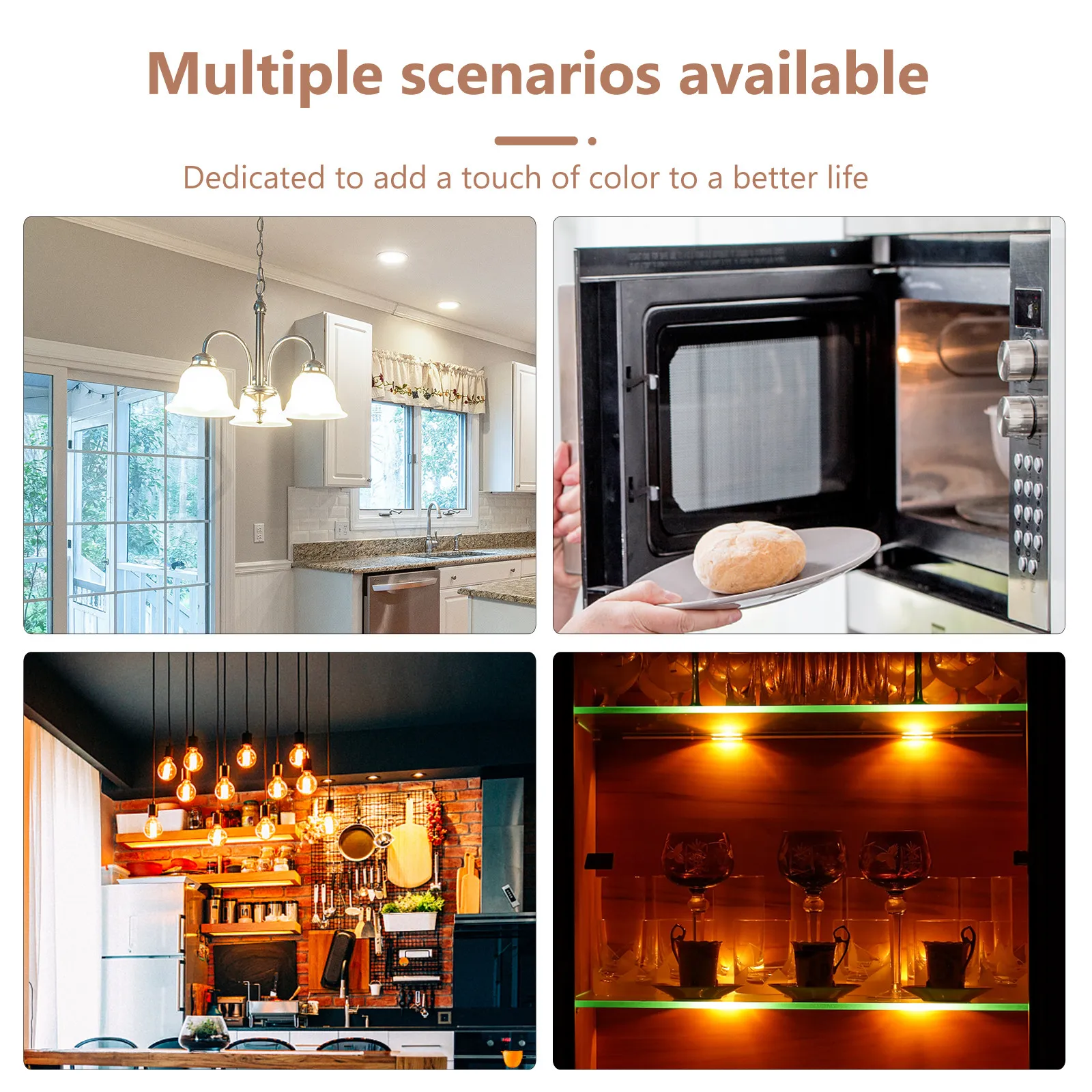 

10Pcs G8 120V 20W Microwave Halogen Bulbs Oven Light Replacement Crystal Spotlight Indoor Lighting Halogen Bulbs