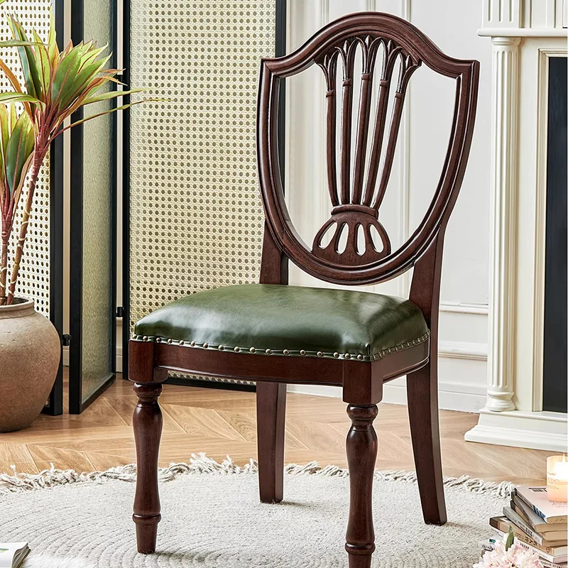 

Desk Designer Dining Chairs Living Room Comfortable Nordic Dining Chairs Replica Wooden Sillas Para Comedor Unique Furniture