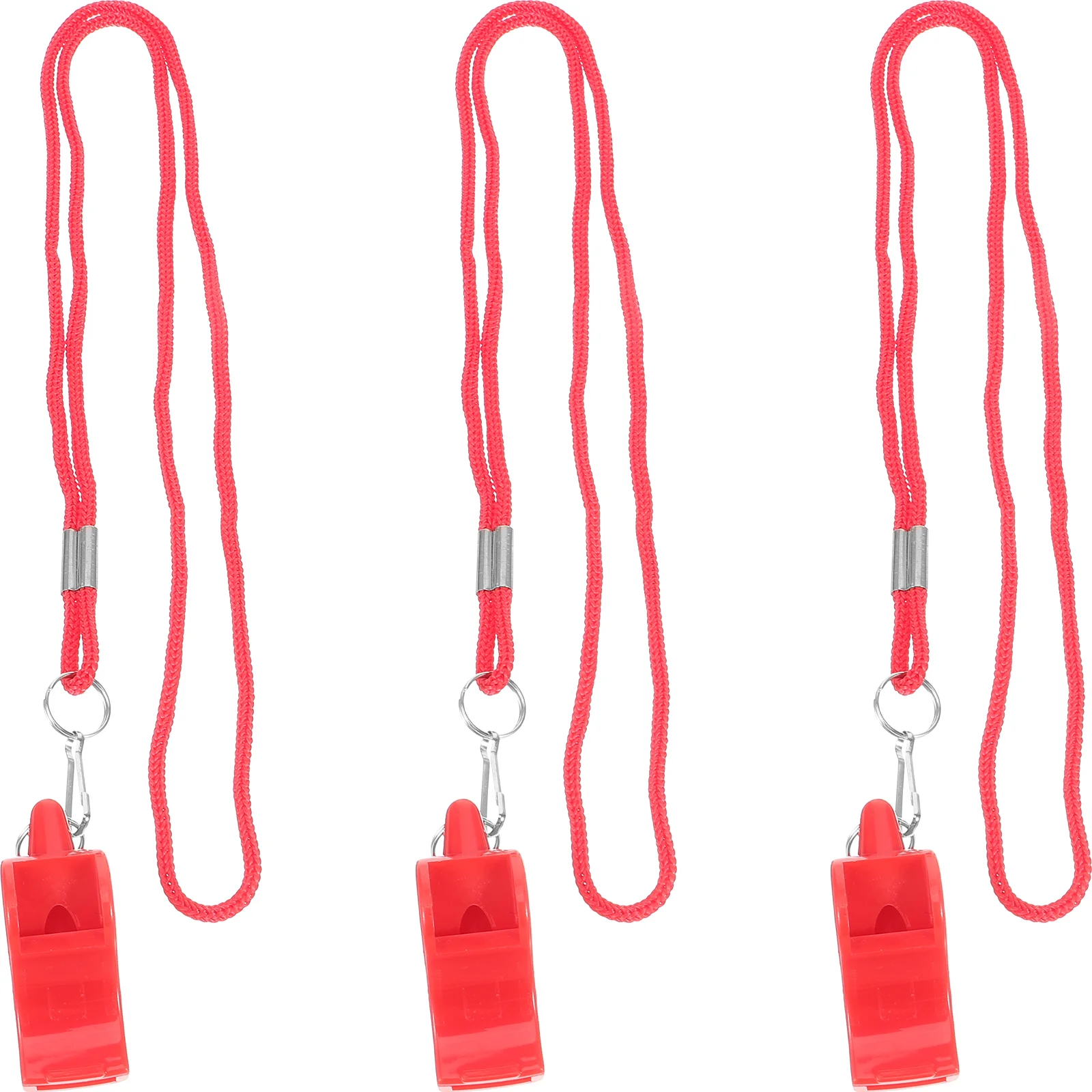 

3 Pcs Emergency Whistle Referee Field Lifesaving Camping Pendant Keychain Outdoor Life-saving Multipurpose Travel