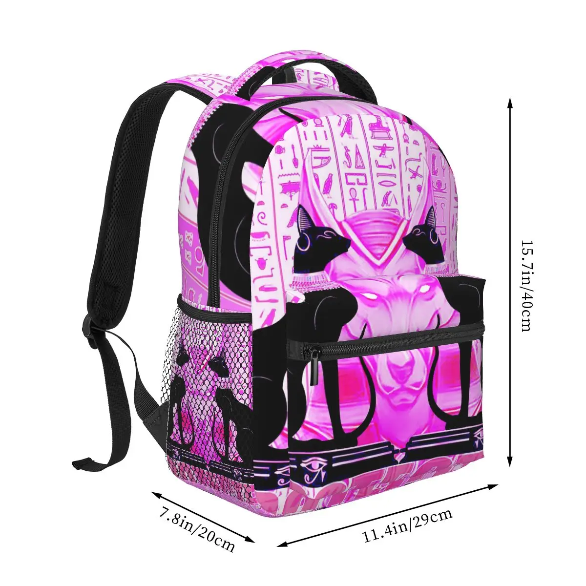 PROTECTED BY THE EGYPTION GODS Backpack for Girls Boys Travel RucksackBackpacks for Teenage school bag