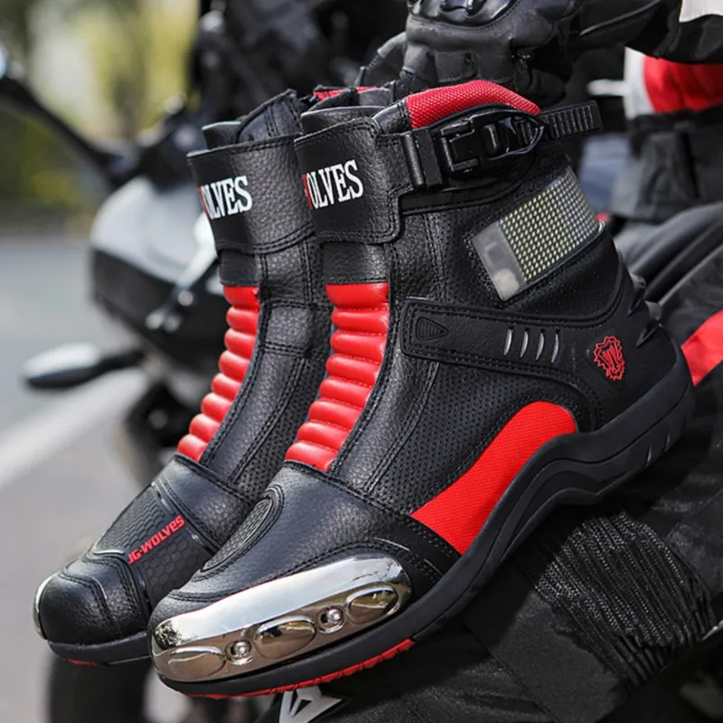 

Водонепроницаемые мотоциклетные ботинки для мужчин и женщин, противоскользящие зимние кроссовки для верховой езды, велосипедная обувь для гонок, дорожная скорость, всесезонные