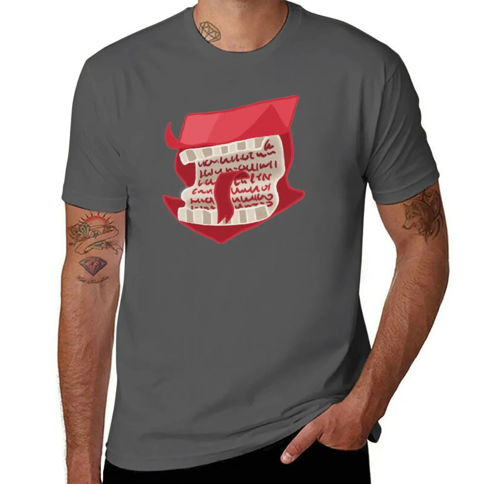 Screaming howler letter T-Shirt Casual Basic Short Sleeve T-Shirt