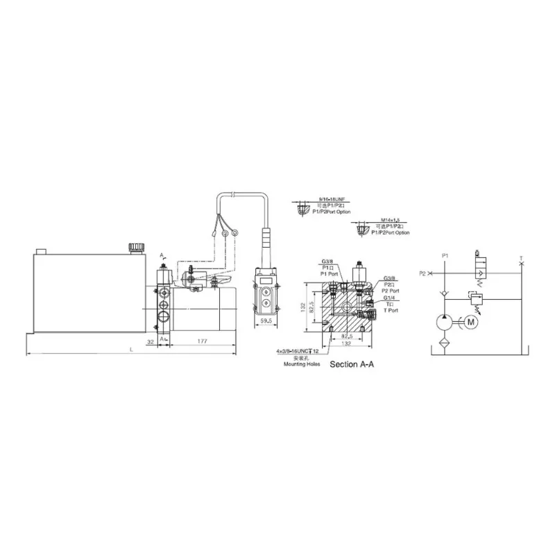 12V 24V Hydraulic Powerpack for Tipper Trailer