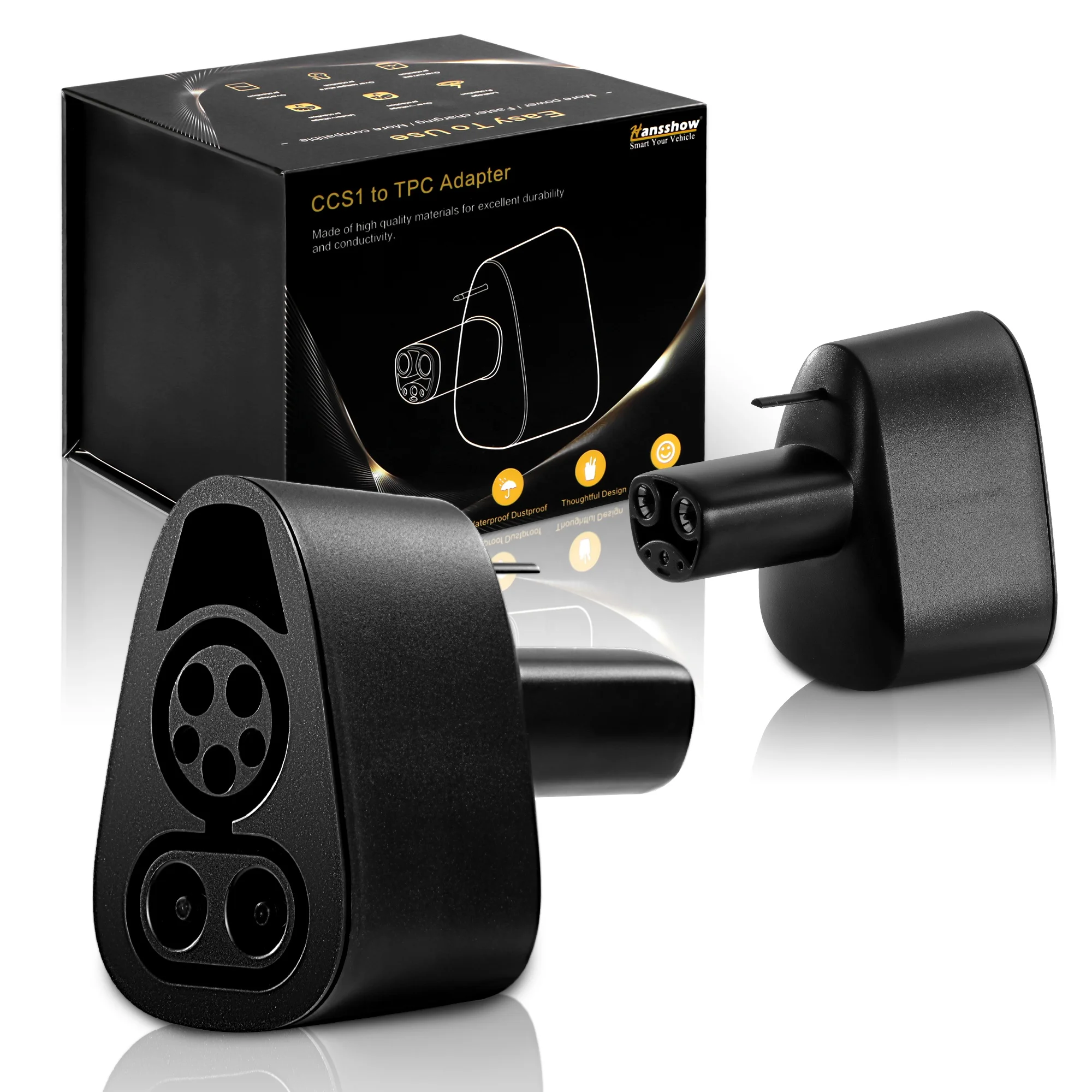 

Hansshow Model 3 Y X S Supercharger Adapter For Tesla CCS Combo 1 Adapter USA