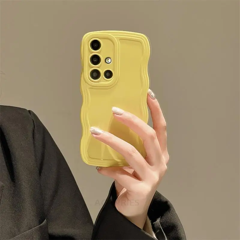 حافظة من السيليكون السائل المموج 51 71 12 لهاتف سامسونج جالاكسي A51 A71 4g A12 5g A50 A21s A30 A20 A04 غطاء حماية ناعم A14 A24 #6