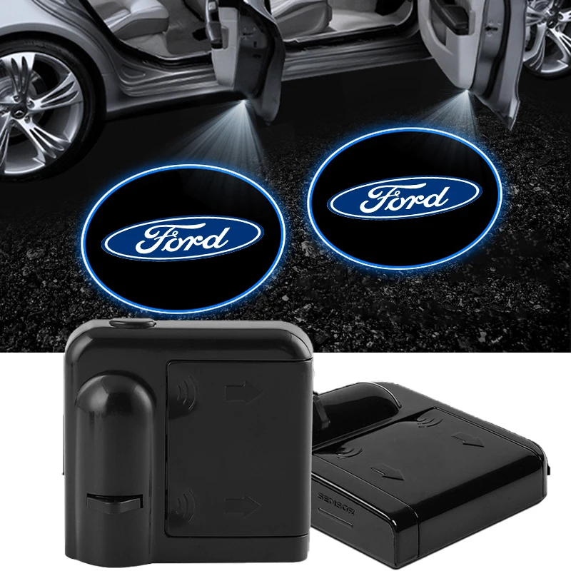 Auto Accessories LED Car Door Welcome Light Laser Projector Logo Light for Ford Mustang Mondeo Focus Fiesta Escape Kuga Ecosport