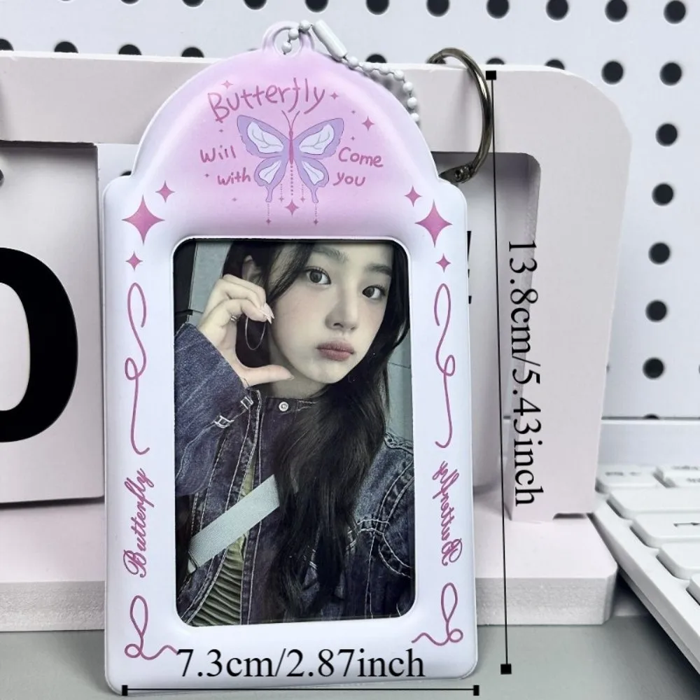 لطيف الكرتون Photocard حامل Kawaii الحلو حامل البطاقة البلاستيكية بطاقة حماية غطاء البطاقة بطاقات الحافلة #3