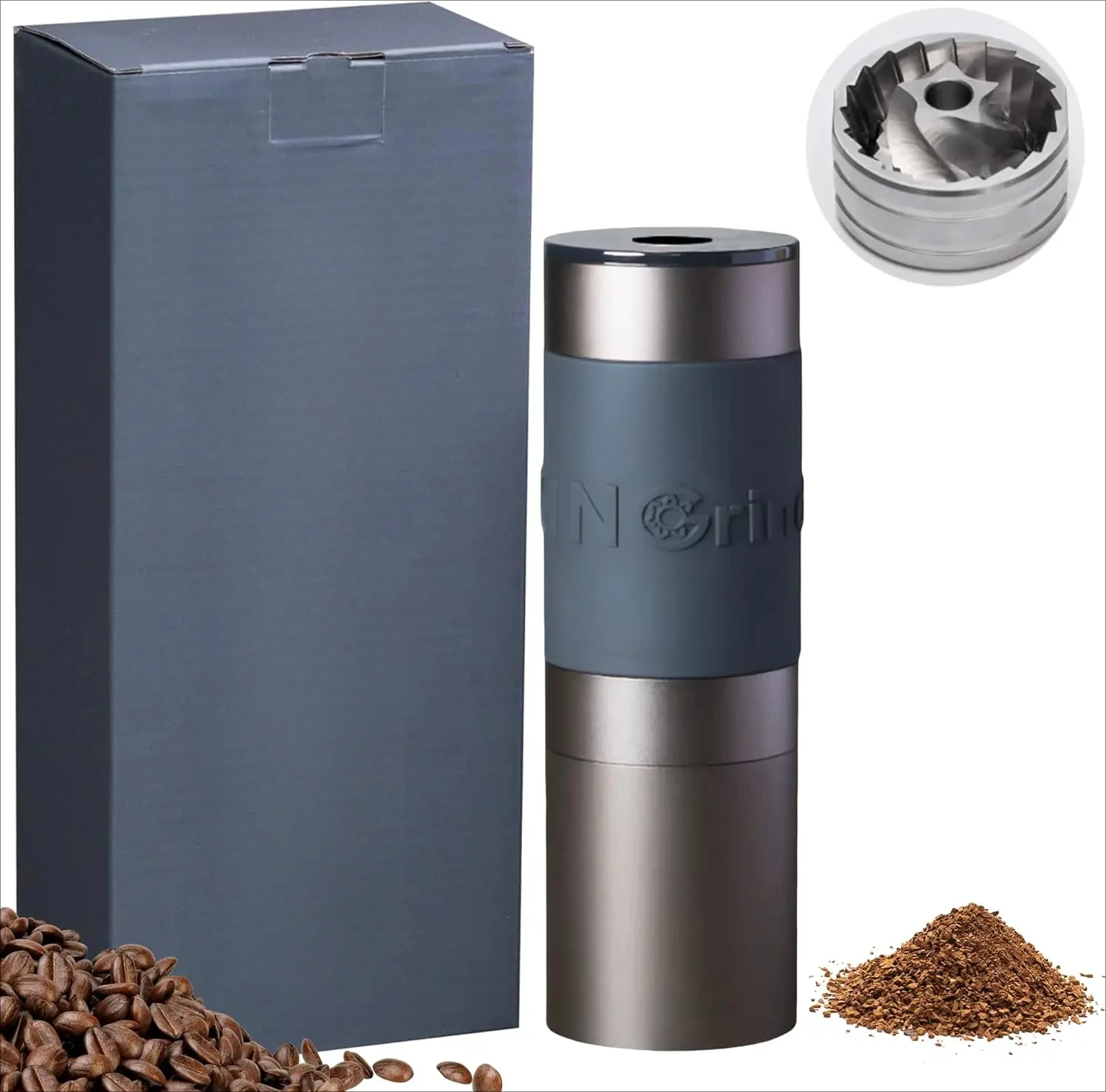 Manual Hand Coffee Grinder with Adjustable Grinder, Aeropress,French Press,Drip,Espresso,25g, K0, K1, K2