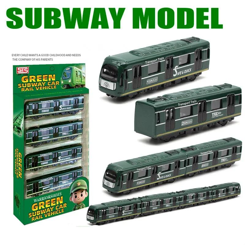 

1:64 сплав, магнитная высокоскоростная модель поезда, игрушки метро с высокой имитацией, детские подарки, оптовая продажа