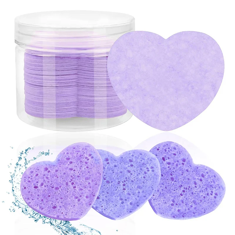 [20 unids/caja esponjas faciales comprimidas esponja cosmética para hidroterapia almohadillas faciales de Spa para limpieza diaria eliminación de maquillaje exfoliación