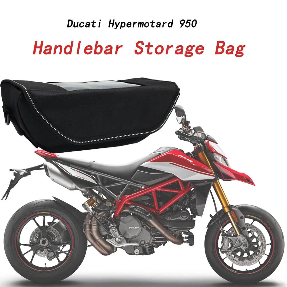 

For Ducati Hypermotard 950 Motorcycle Waterproof And Dustproof Handlebar Storage Bag Handlebar Bag