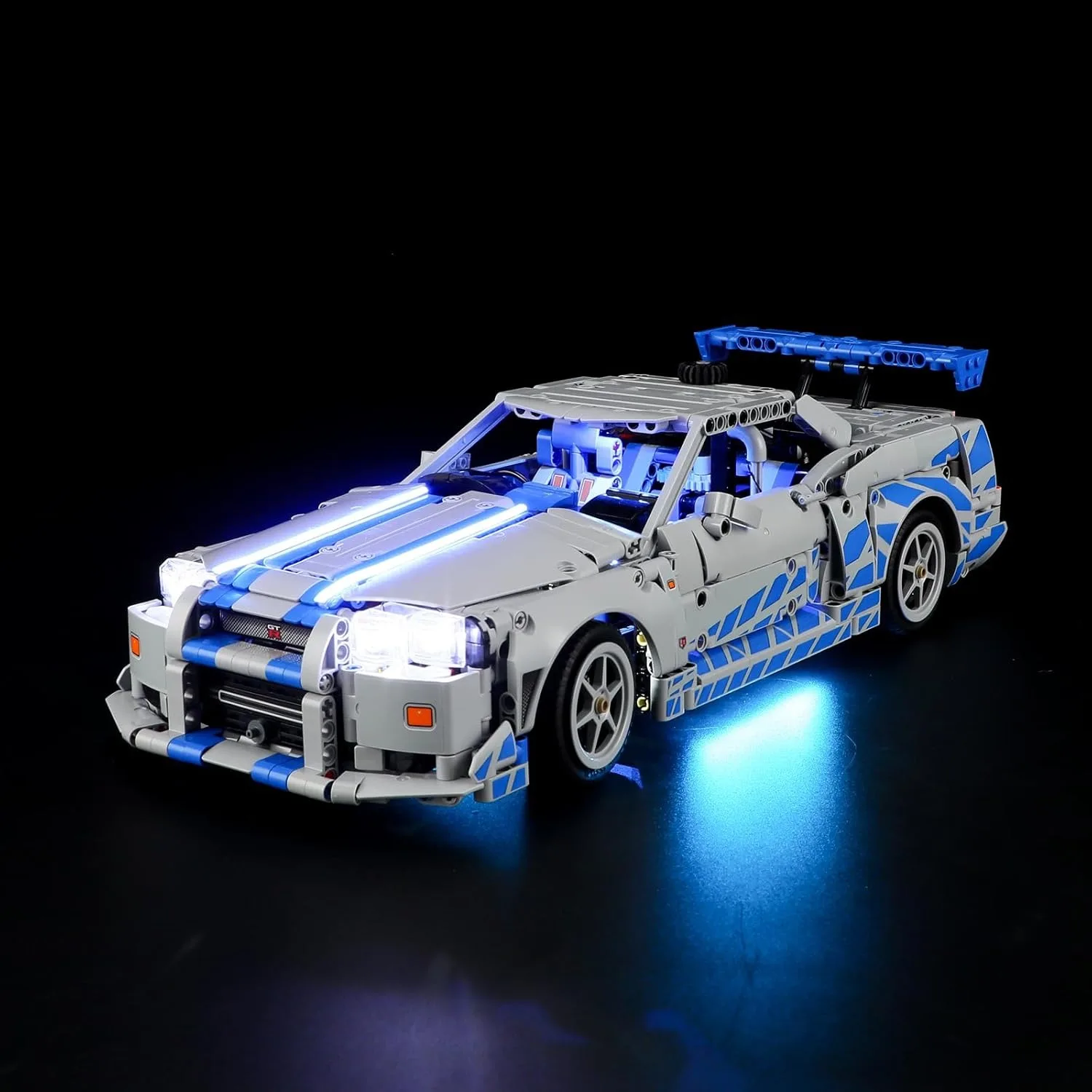 Light Kit for Lego-42210 2 Fast 2 Furious Nissan Skyline GT-R (R34) Car -Led Lighting Compatible with Lego Technic Building Set