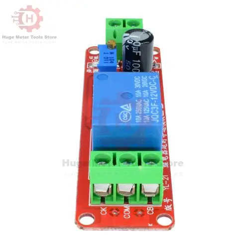 DC 5V 12V Time Delay Relay NE555 Time Relay Shield Timing Relay Timer Control Switch Car Relays Pulse Generation Duty Cycle