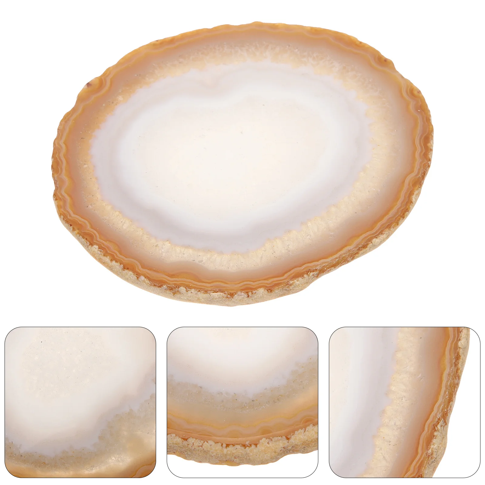 كأس العقيق الطبيعي حصيرة المضادة للحرق شرب كوستر للمنزل بار مطعم ديكور الجدول تحديد الموقع العقيق الجبن المجلس #3