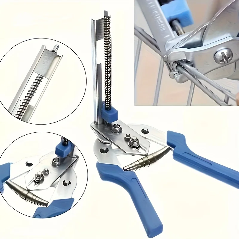 Robustes Eisenkäfig-Zangen-Set, Schweinstift-Klemmen-Set mit 600-m-Typ-Klemmen – langlebige Reparaturwerkzeuge für zu Hause – Detail 9