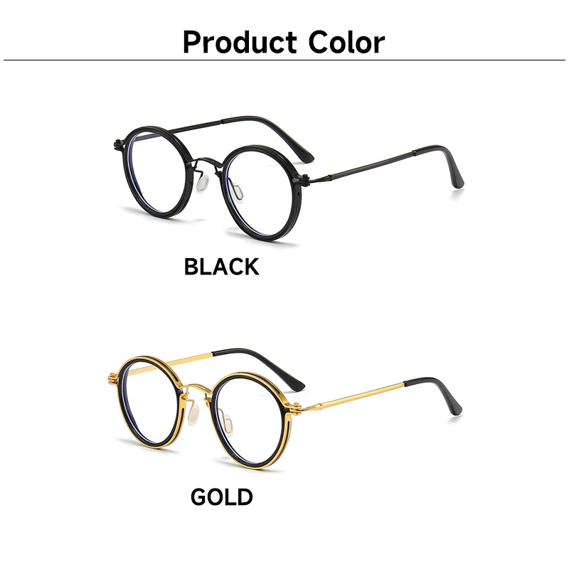 High Quality Retro Anti-blue Light Reading Glasses Men Women Brand Designer Blocking Blue Light Eyeglasses Alloy Frame Readers