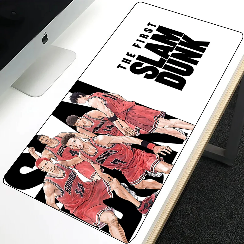 Anime Slam Dunk Mousepad HD Printing Computer Gamers Locking Edge Non-slip Mouse Pad XXL90x40cm Keyboard PC Desk Pad