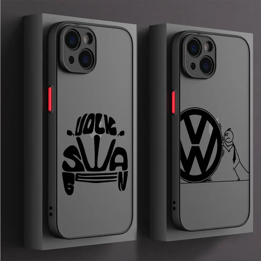 V-Volks-wagens-Beetle Phone Case for Apple iPhone 11 16 13 15 12 14 Pro Max 7 XR X XS 13 12 Mini 14 Plus 8 SE Cover