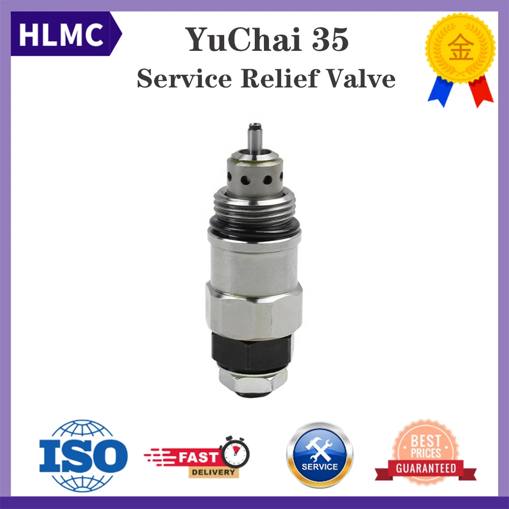 Construction Machinery Parts Excavator Parts Hydraulic Parts YC35 Service Relief Valve For Yucai Excavator