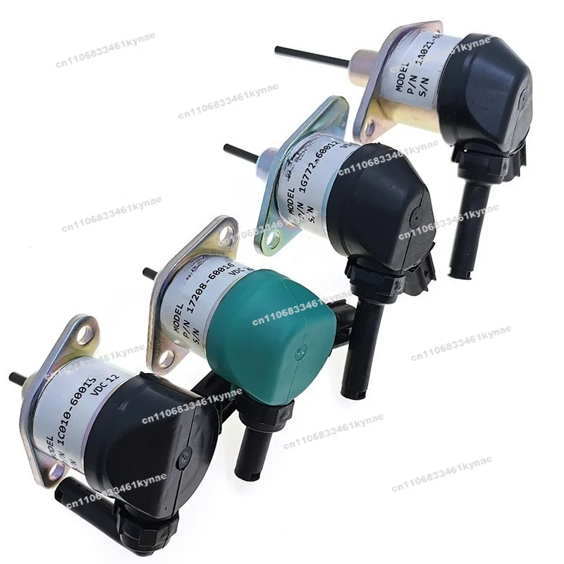 56 Engine Flameout Switch, Oil Cut-off Valve, Flameout Solenoid Valve, Electronic Valve, Excavator Accessories