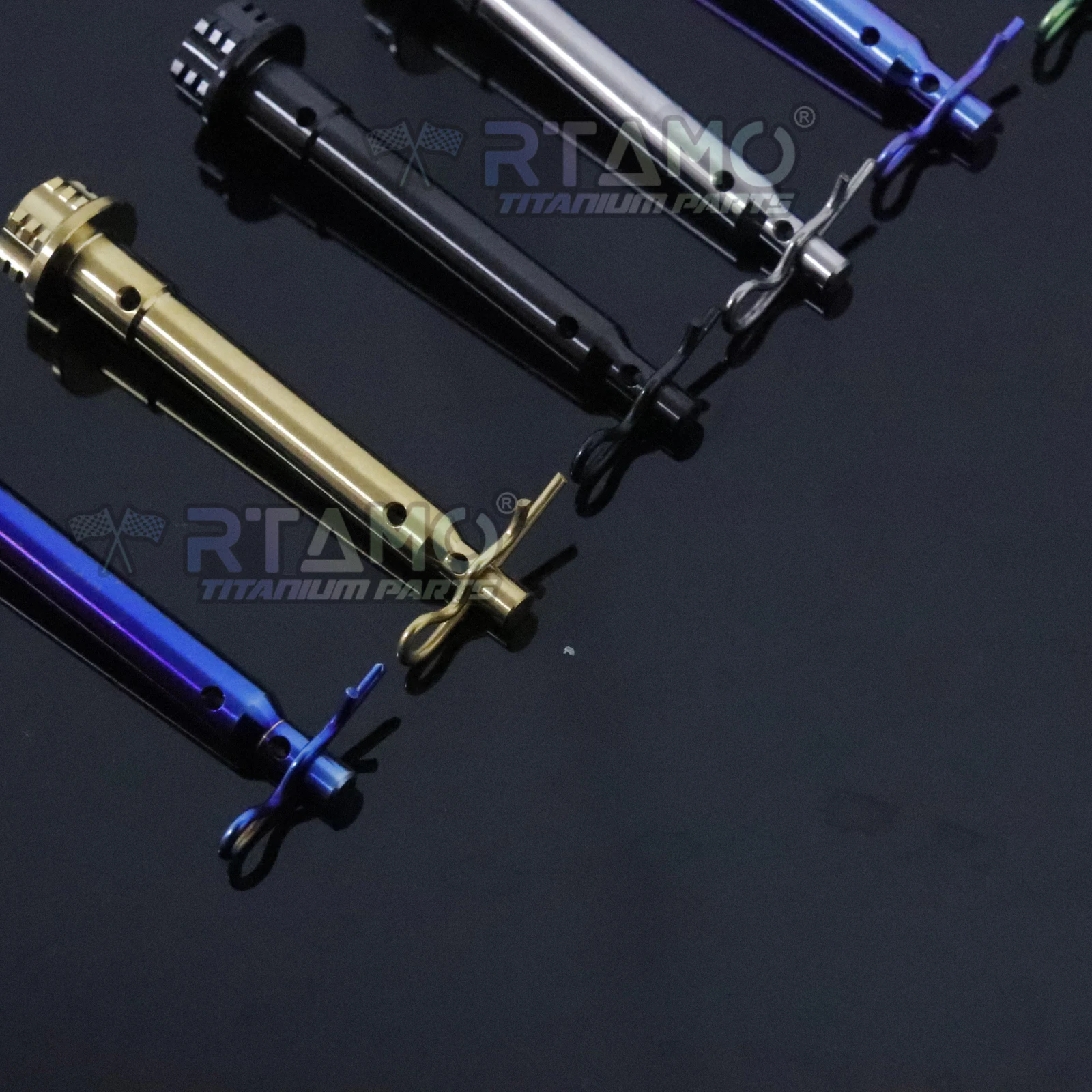 RTAMO Titanium Alloy R Shape Pin 1.0mm/1.5mm for Axle Lock Caliper Brake Pad