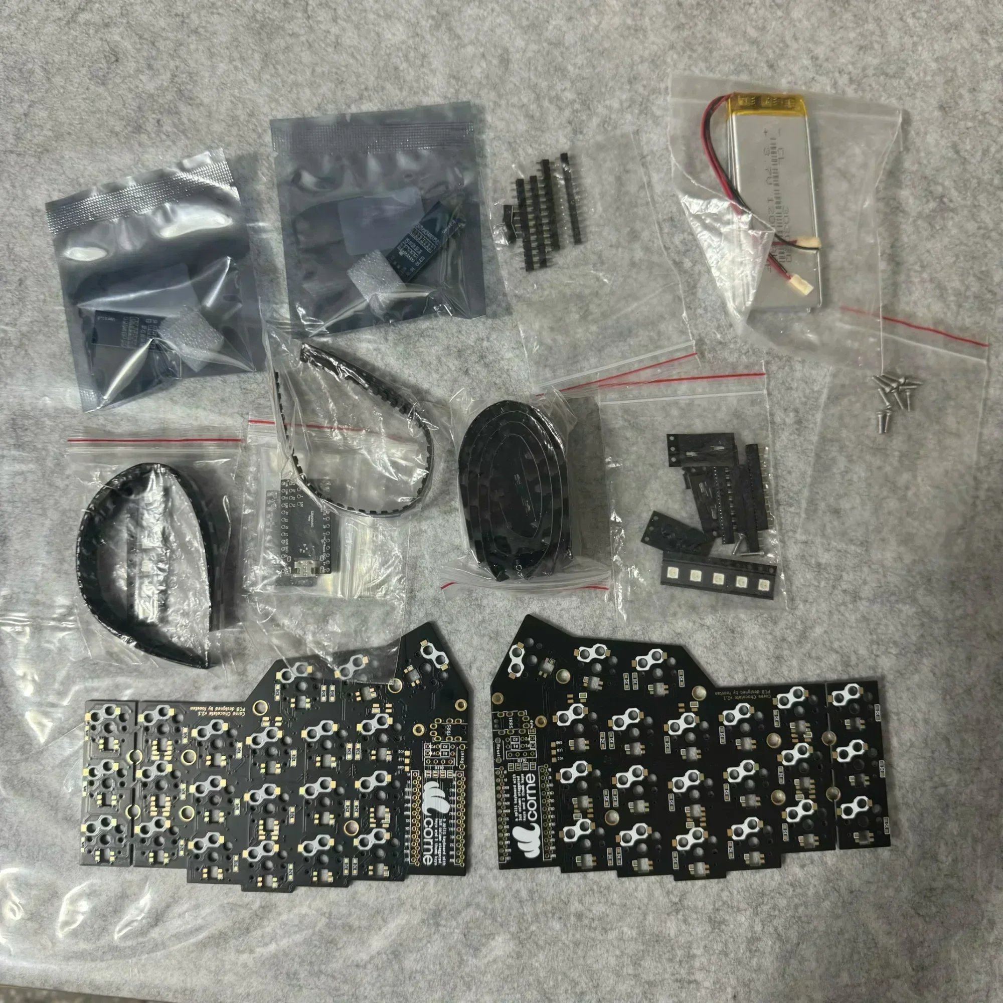 Personalizzato Corne V3 Choc Materiale tastiera divisa a basso profilo Bluetooth Wireless Github RGB Horn Kit tastiera meccanica divisa Gamer