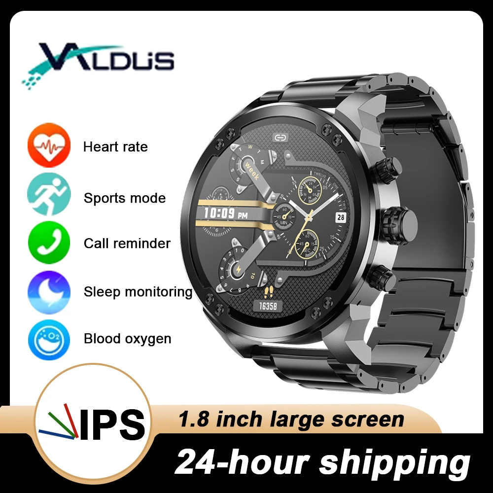 VALDUS 2024 New VS53 Smartwatch Man Woman Bluetooth Call Heart Rate Detection Sport Mode Compatible With Android IOS Smartwatch