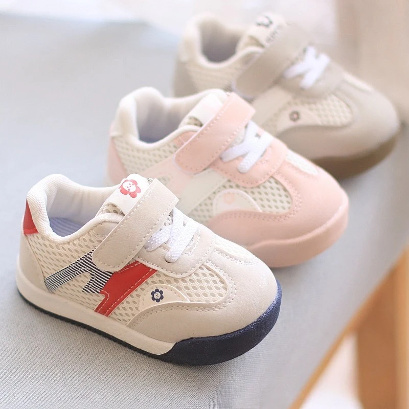 

Spring Summer Baby Shoes Boys' Casual Anti-slip Soft Soled Children's Skateboard Shoe Breathable Boys Girls Baby Sports Shoes