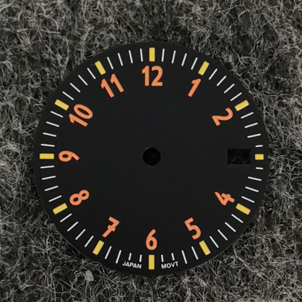 28.5MM Watch Dial Single Calendar No Calendar Watch Faces New Watch Modification Accessories for NH35/NH36/4R/7S Movement