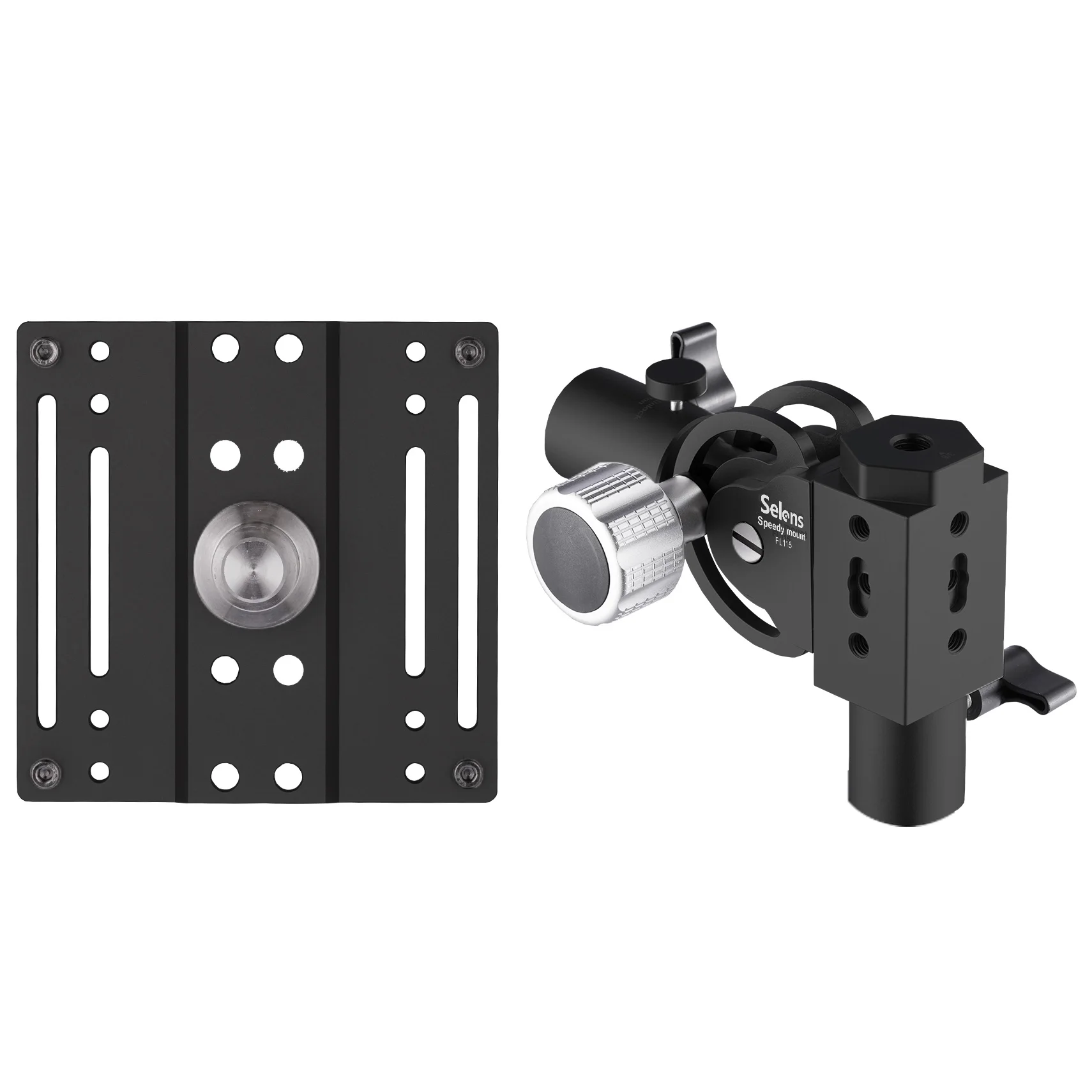 

Selens, вращающийся на 180-градусный дисплей, быстросъемная пластина, регулируемая универсальная основа, съемный кронштейн для фотостудии